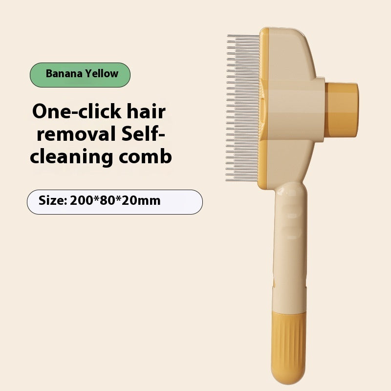 Professional Pet Comb with Release Button’s– Flea Comb for Dogs & Cats