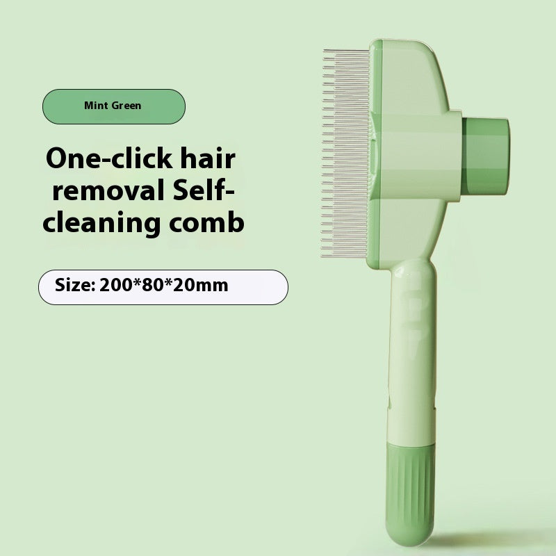 Professional Pet Comb with Release Button’s– Flea Comb for Dogs & Cats