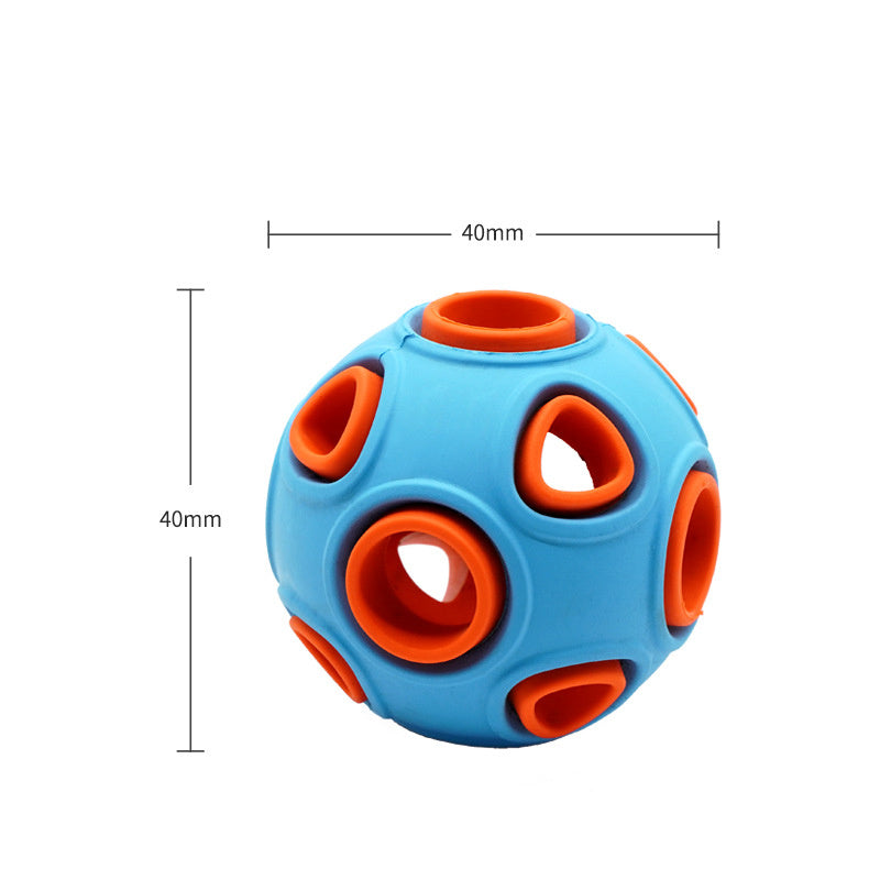 Glowing Dog Toy Ball – Squeaky & Interactive