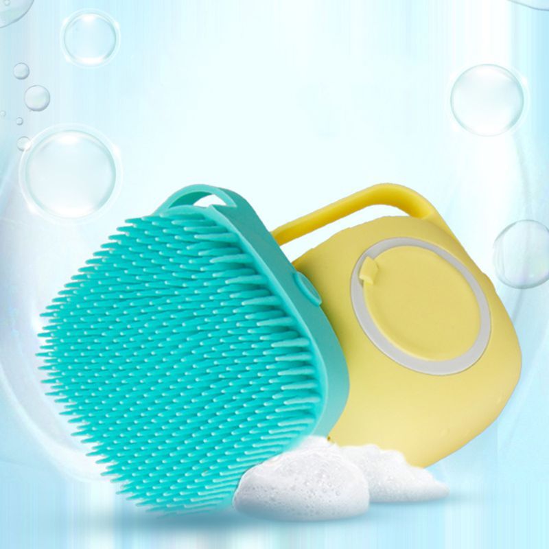 Pet Bath Brush with Shampoo Dispenser – Dogs & Cats