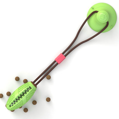 Interactive Dog Toy – Suction Cup Tug & Chew Ball
