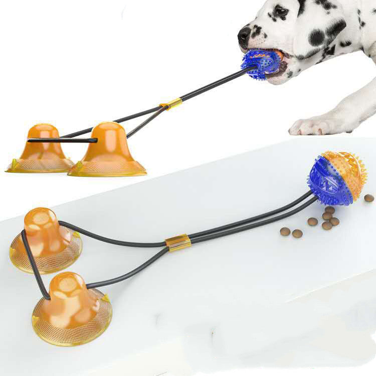 Interactive Pet Toy with Suction Cup – Dogs & Cats