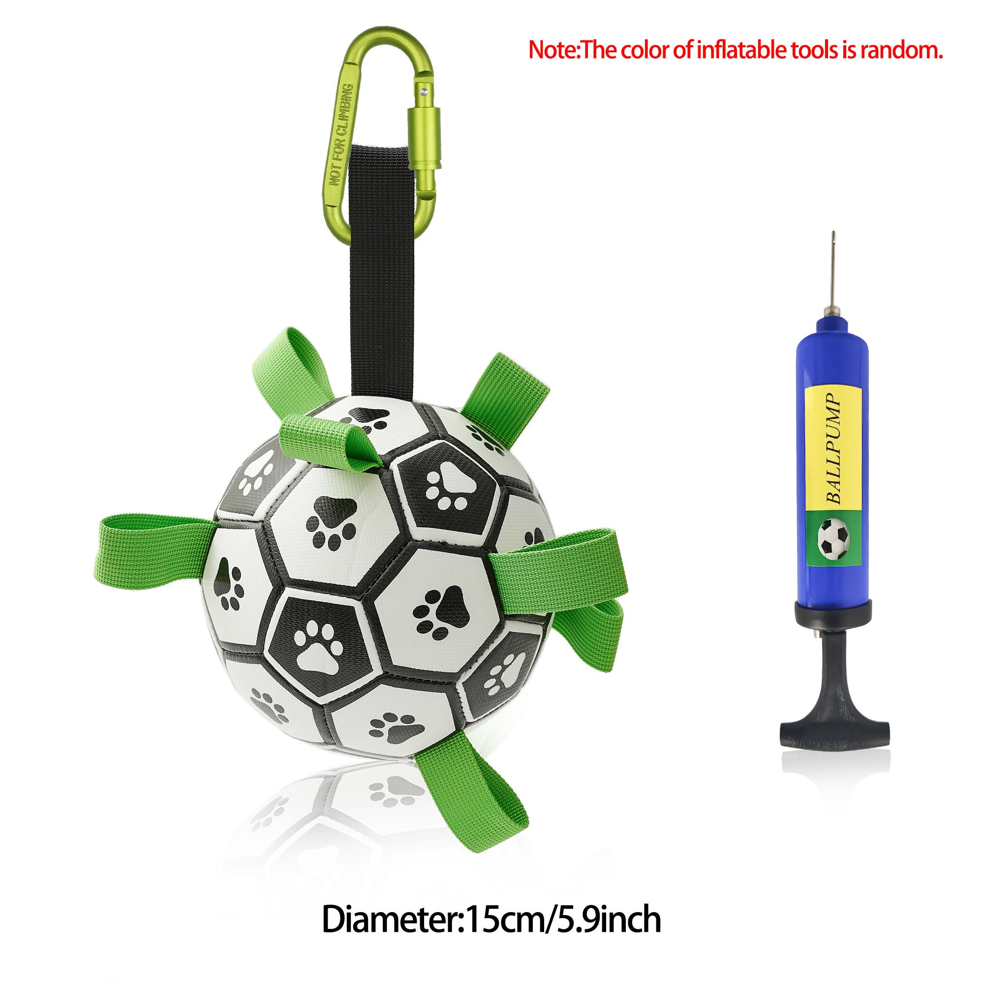 Interactive Dog Football Toy – Durable Soccer Ball for Pets