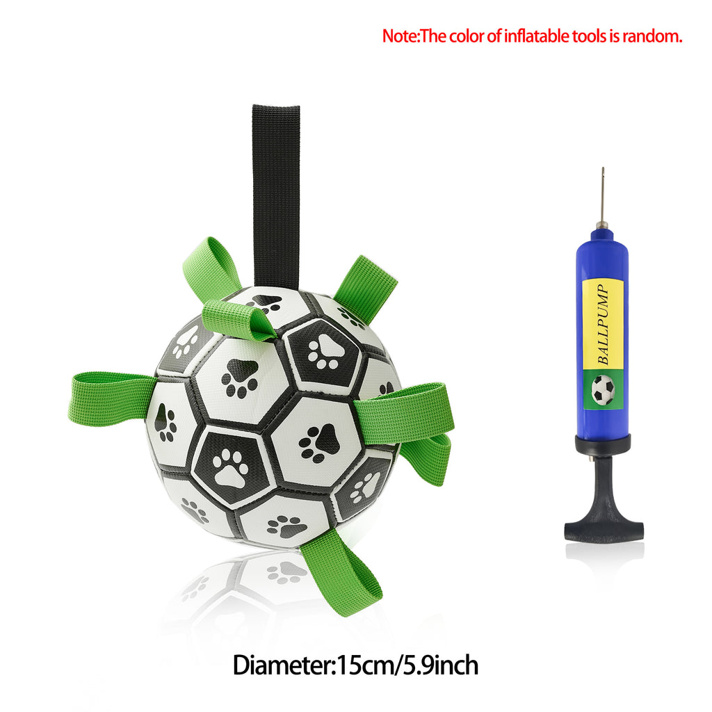 Interactive Dog Football Toy – Durable Soccer Ball for Pets