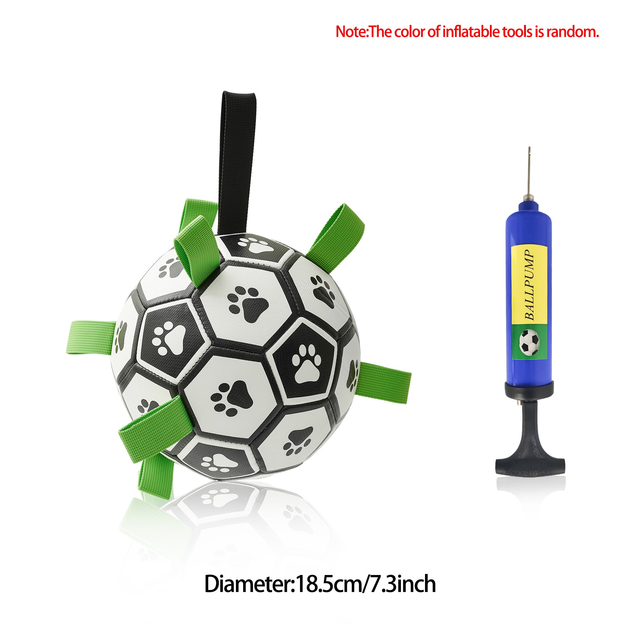 Interactive Dog Football Toy – Durable Soccer Ball for Pets