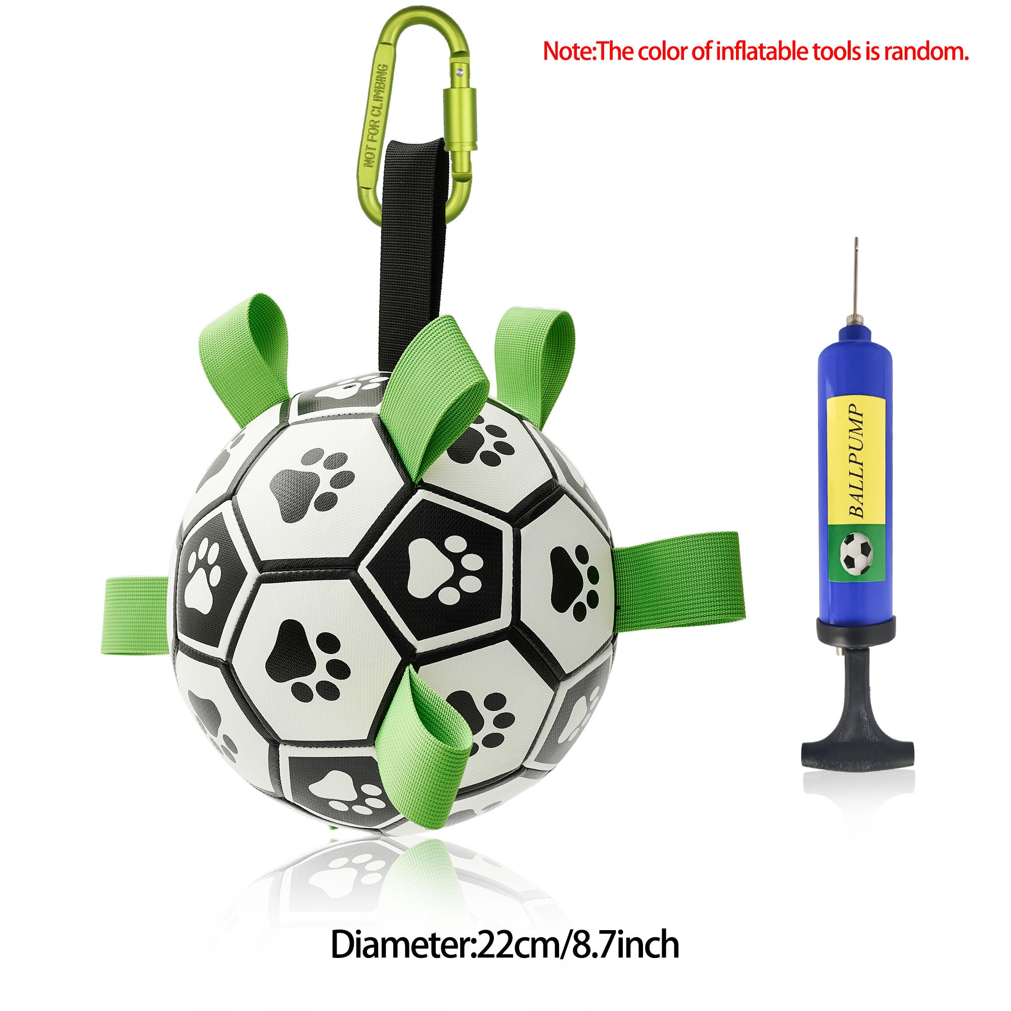 Interactive Dog Football Toy – Durable Soccer Ball for Pets