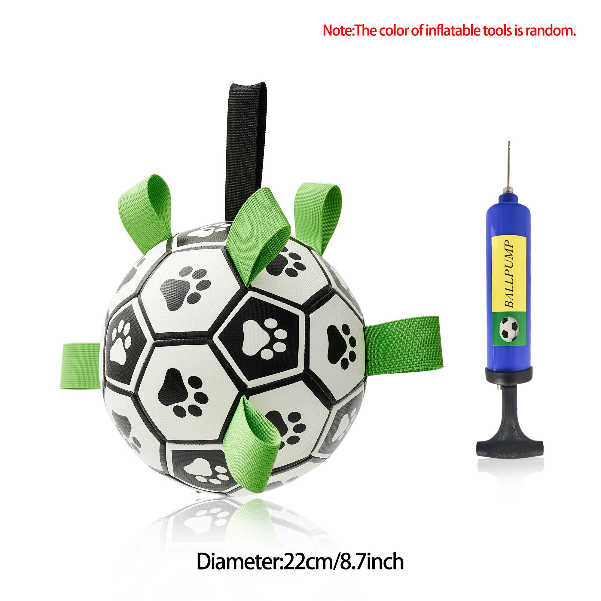 Interactive Dog Football Toy – Durable Soccer Ball for Pets