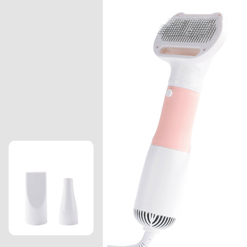 2-in-1 Pet Electric Comb – Detangles, Removes & Blows Hair