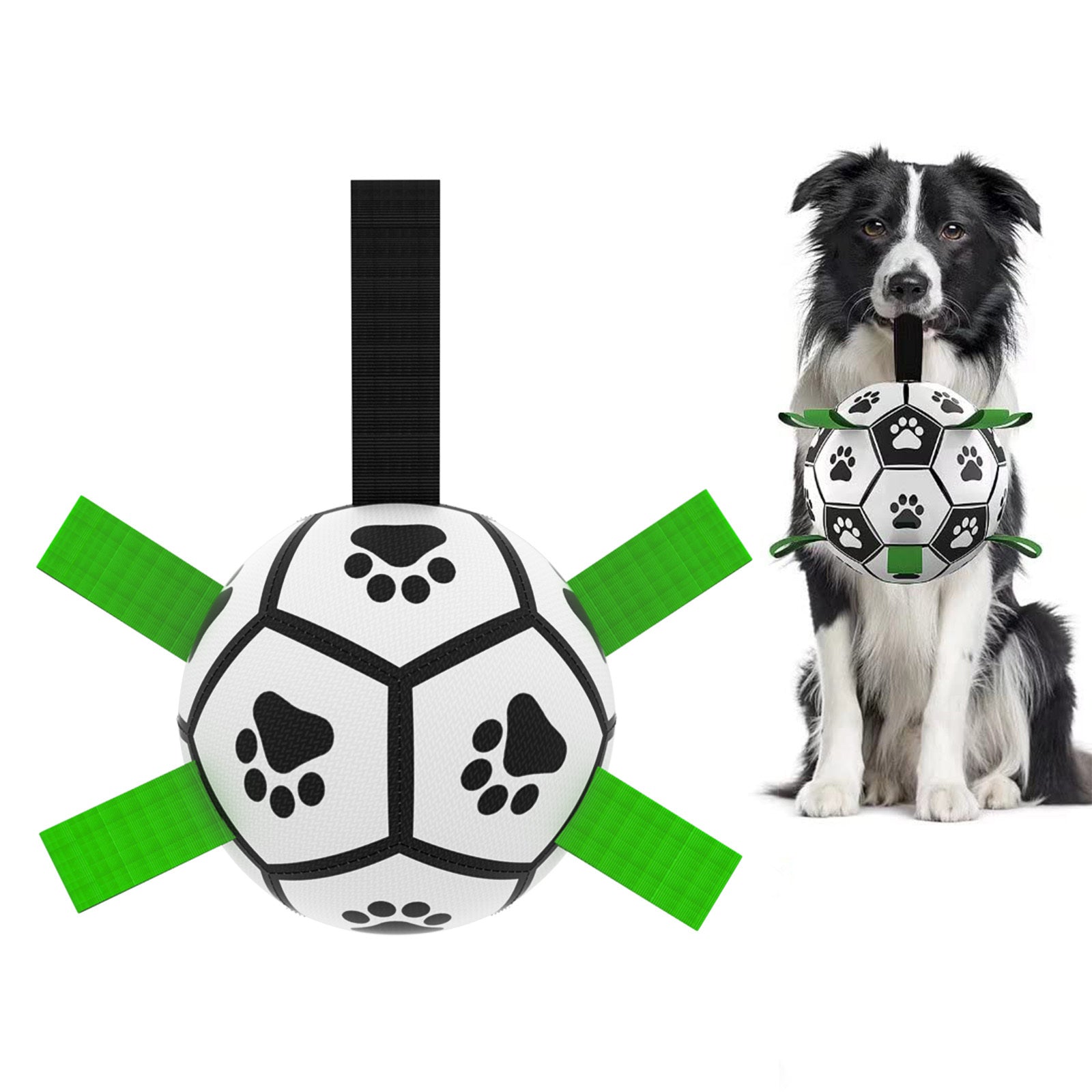 Interactive Dog Football Toy – Durable Soccer Ball for Pets