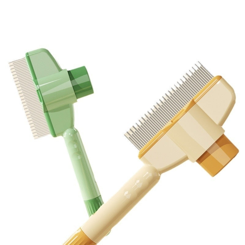 Professional Pet Comb with Release Button’s– Flea Comb for Dogs & Cats