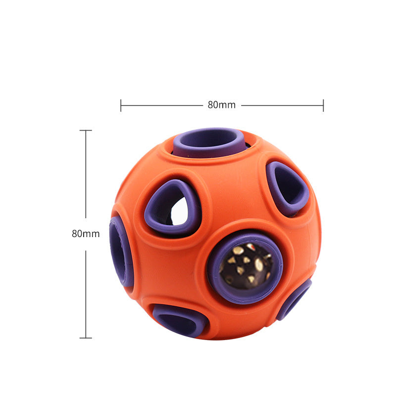 Glowing Dog Toy Ball – Squeaky & Interactive