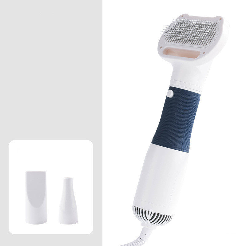 2-in-1 Pet Electric Comb – Detangles, Removes & Blows Hair