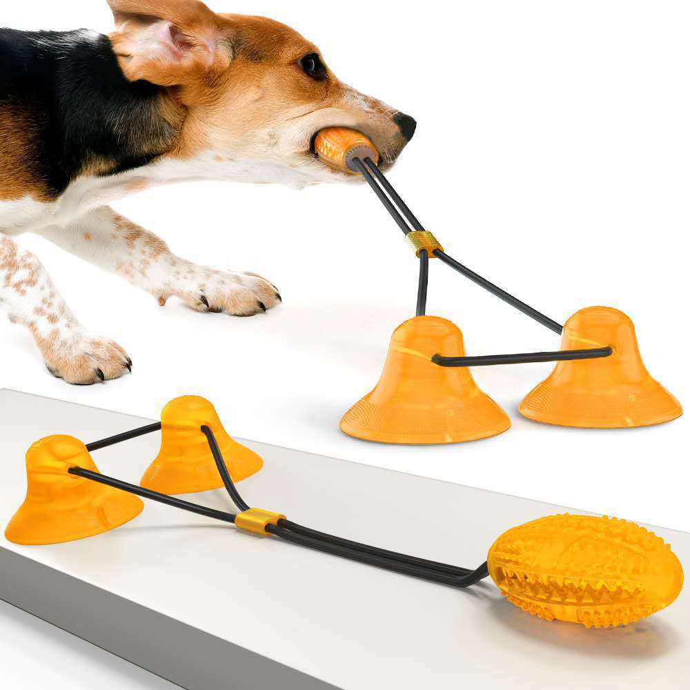 Interactive Pet Toy with Suction Cup – Dogs & Cats