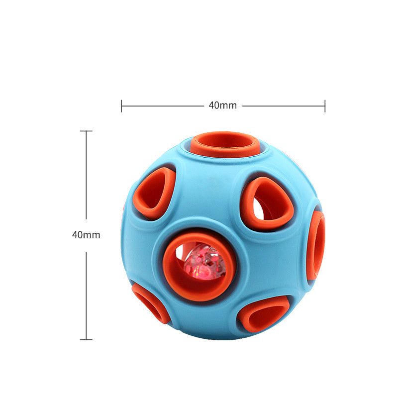 Glowing Dog Toy Ball – Squeaky & Interactive