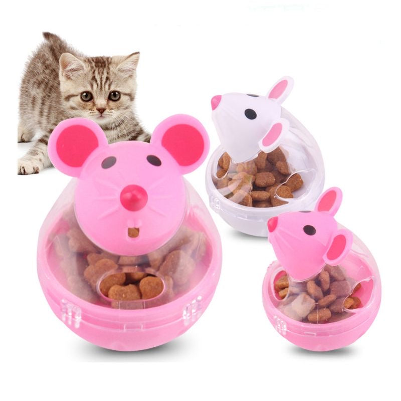 Pet Leaking Device Mouse Tumbler Funny Cat Interactive Toy