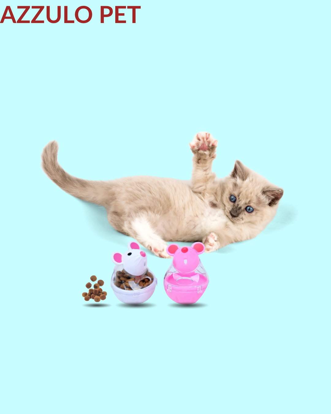 Pet Leaking Device Mouse Tumbler Funny Cat Interactive Toy