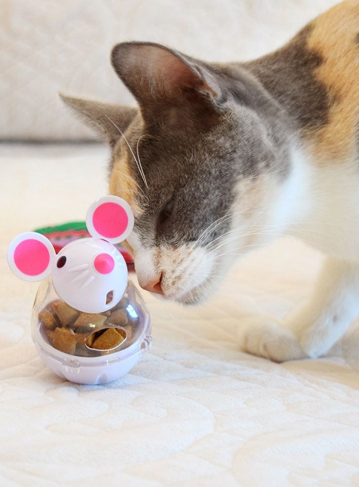 Pet Leaking Device Mouse Tumbler Funny Cat Interactive Toy