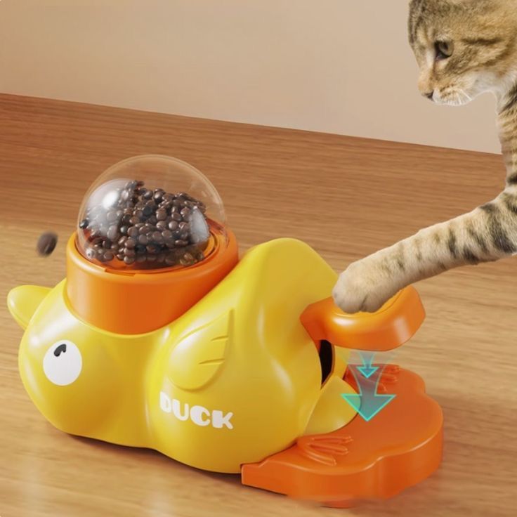 Healthy eating made fun – The Cartoon Duck Treat Dispenser trains your dog’s brain, slows down feeding, and turns snacks into a playful challenge.