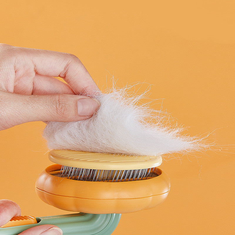 Self-Cleaning Pet Brush – Steel Wire Hair Removal Comb