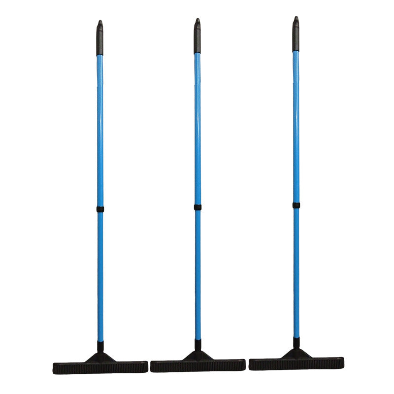 Retractable Rubber Pet Hair Removal Broom – Double Section