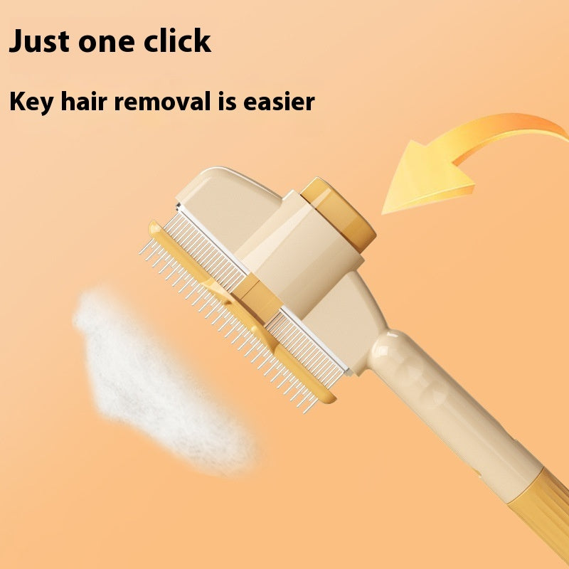 Professional Pet Comb with Release Button’s– Flea Comb for Dogs & Cats