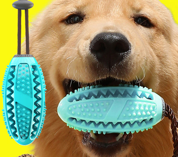 Interactive Dog Toy – Suction Cup Tug & Chew Ball